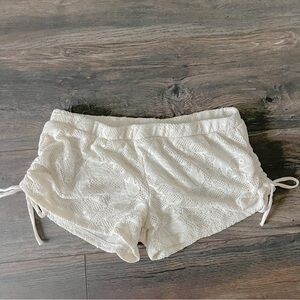 Miken Swim Lace Tie Side Mini Shorts